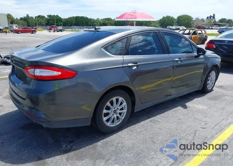 2016 Ford Fusion S из США, поврежденный, VIN 3FA6P0G72GR128622